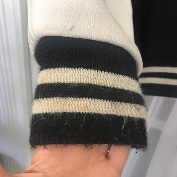 2000’s Varsity Cheerleading Leather & Wool Jacket Y2K - Picture 3 of 16